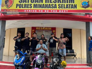 TAK ADA AMPUN! RESMOB MINSEL RINGKUS PENCURI MOTOR LINTAS DAERAH