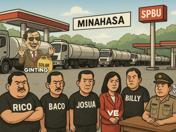 TONDANO DIDUGA MARKAS MAFIA SOLAR, PUBLIK DESAK KAPOLDA SULUT USUT BEKING